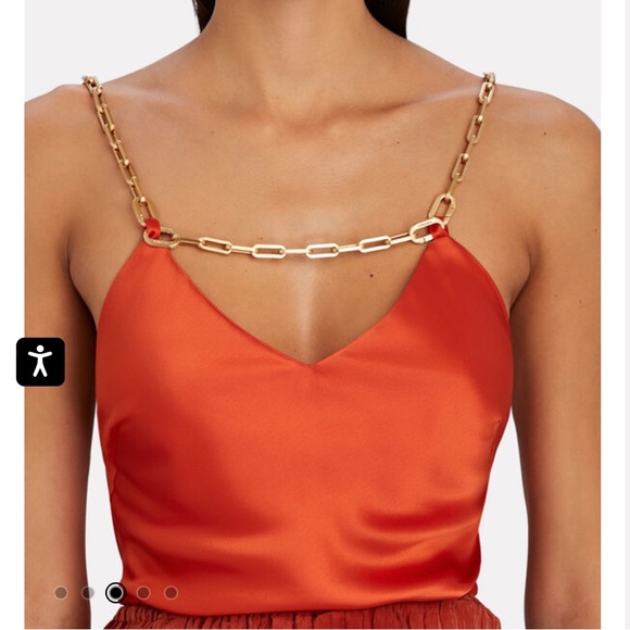 cult gaia Tops - NWT Cult Gaia Frankie Top Cami with Chain XS